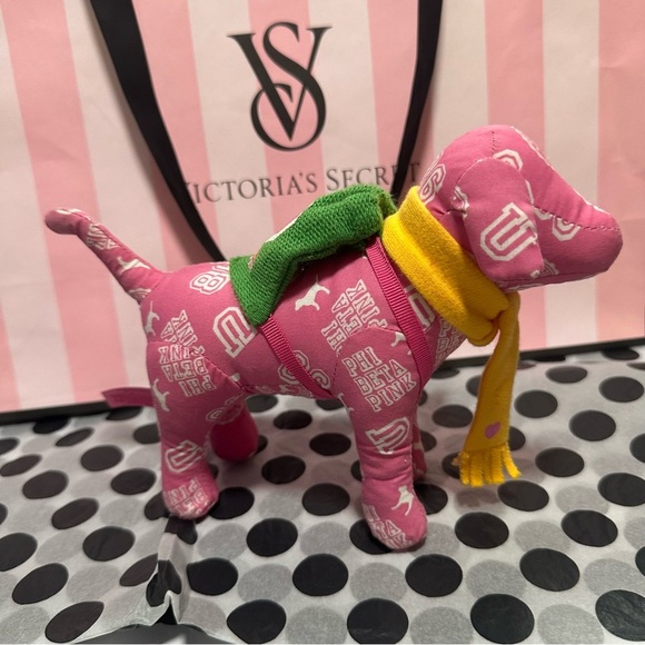 PINK Victoria’s Secret Mini Dog Plush - Picture 1 of 1